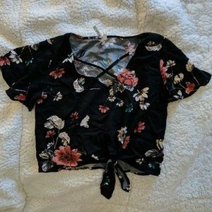 Floral Crop Top